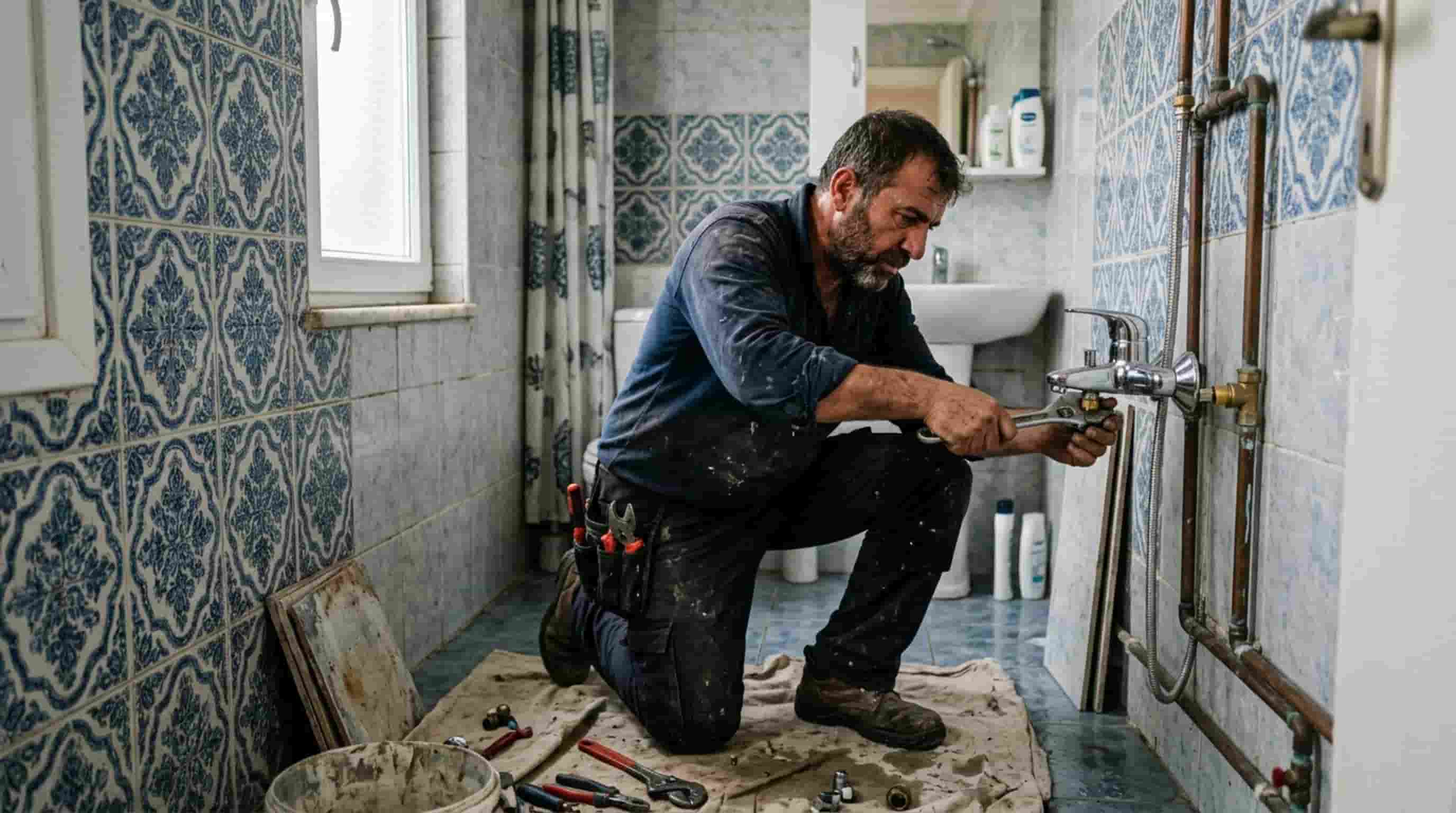 Antalya boru hattı onarımı